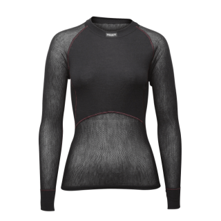 Wool Thermo Light overdel - Dame - Brynje - Svart