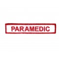 Paramedic - Borrelåsstriper - 2 stk. -  Hvit / Rød