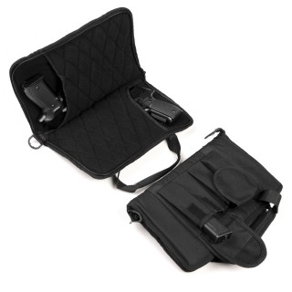 Dobbel Pistol Bag - 32 cm - 101 INC - Svart