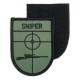 Patch - Sniper - Med borrelås - Grønn / Sort