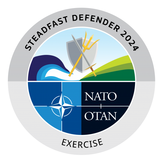 Patch - NATO - Steadfast Defender - 2024 - Borrelås