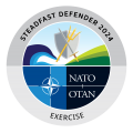 Patch - NATO - Steadfast Defender - 2024 - Borrelås