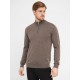 Clipper - Milan - 1/4 zip - merinoull - khaki