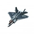 Sluban - J-35S Stealth aircraft - metallisk M38-B1186