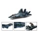 Sluban - J-35S Stealth aircraft - metallisk M38-B1186