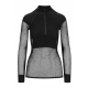 Lady Wool Thermo Zip Polo - Brynje - Sort