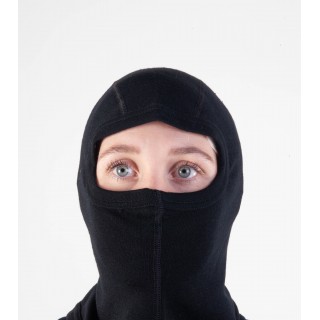 Balaclava - 100% merino - Bråtens - Svart