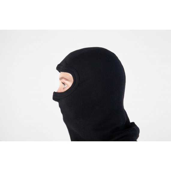 Balaclava - 100% merino - Bråtens - Svart